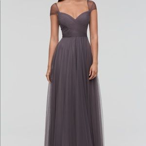 Watters & Watters Pewter Bridesmaid Dress 9361